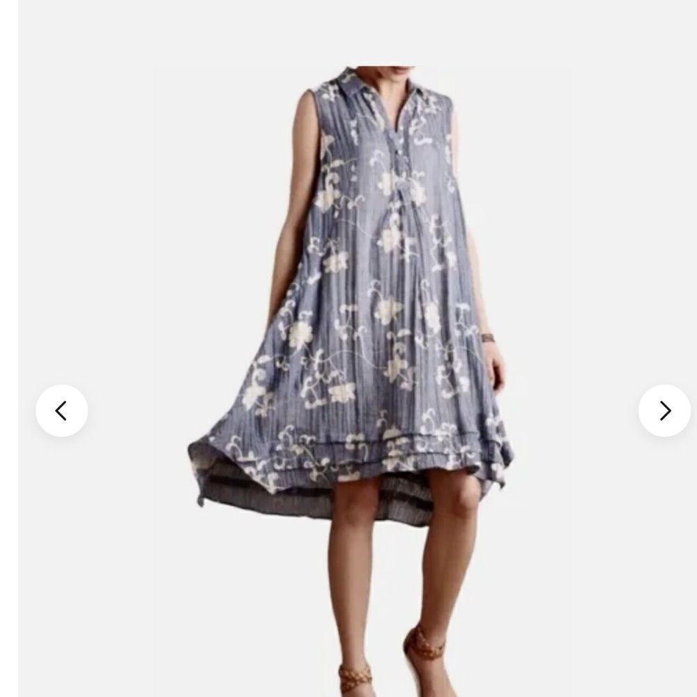 ANTHROPOLOGIE ISABELLA SINCLAIR‎ TILLIE EMBROIDERED DRESS - Picture 9 of 9